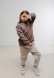 Світшот дитячий тринитка утеплена світло-бежевий Pantone 13-0000
